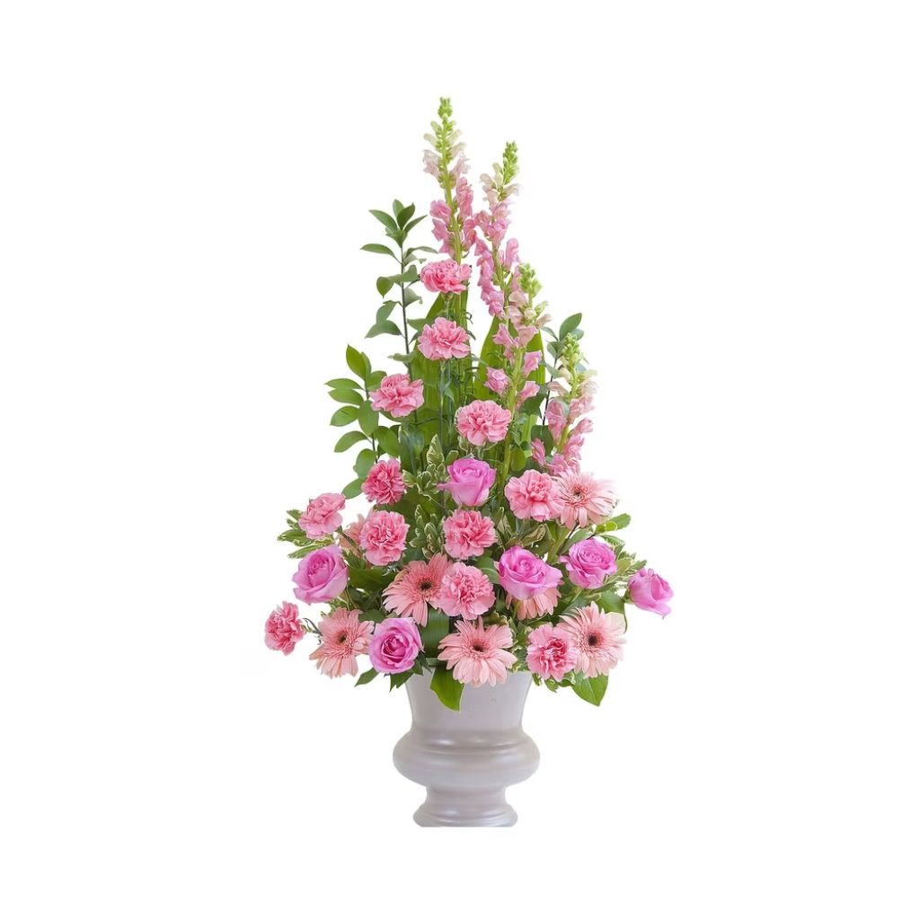 Peaceful Pink Large Urn