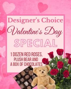 Designer's Choice - Valentine's Special (Roses, Chocolates, Plush)