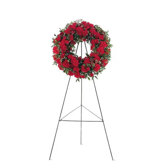 Red Regards Wreath