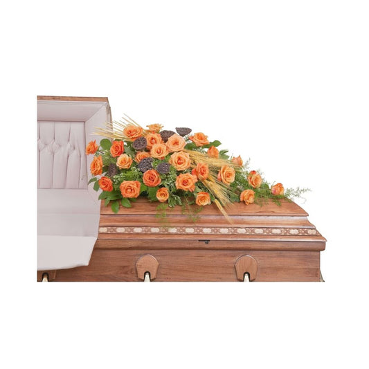 Fall Splendor Casket Spray