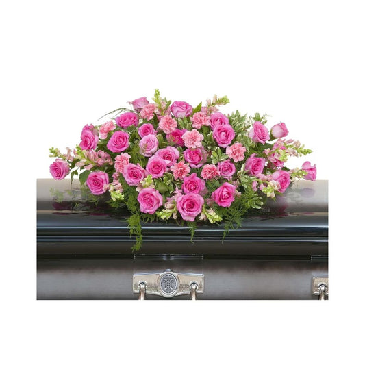 Peaceful Pink Casket Spray