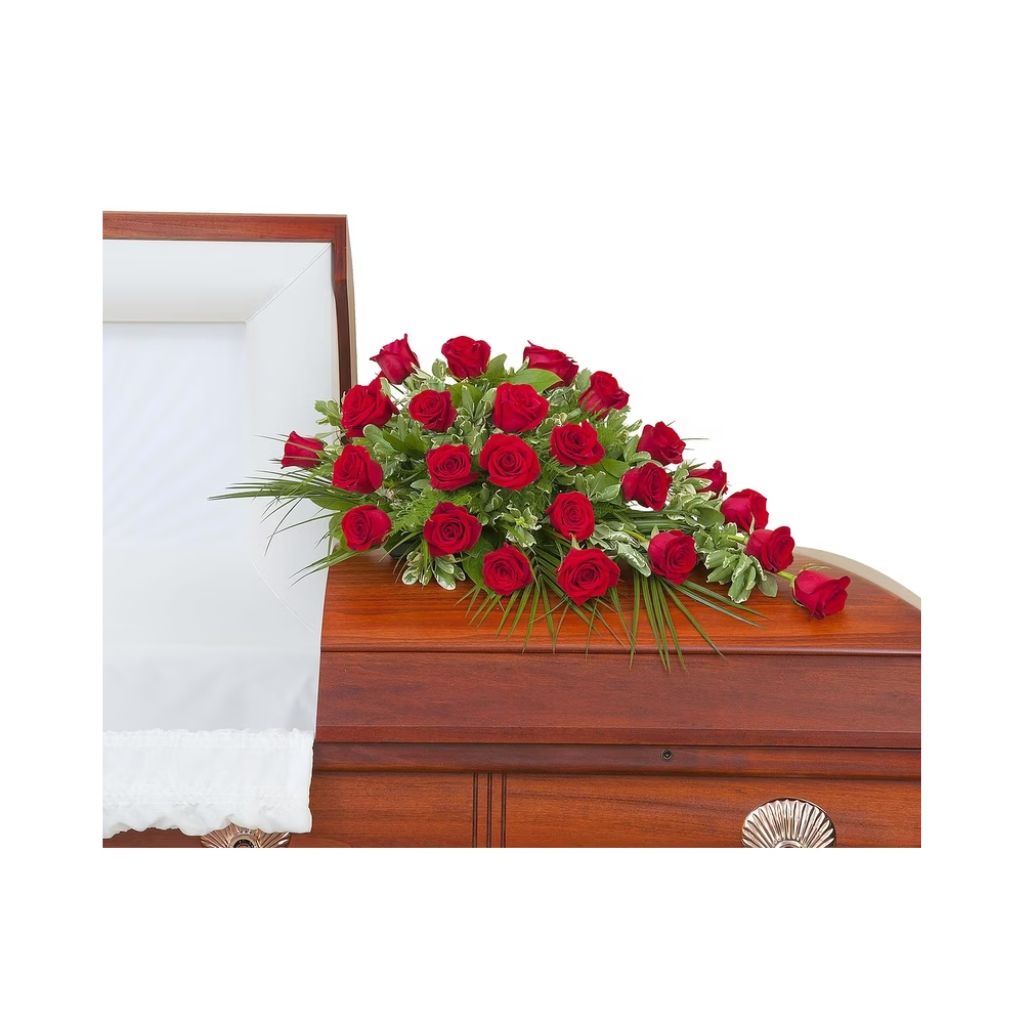 Simply Roses Standard Casket Spray