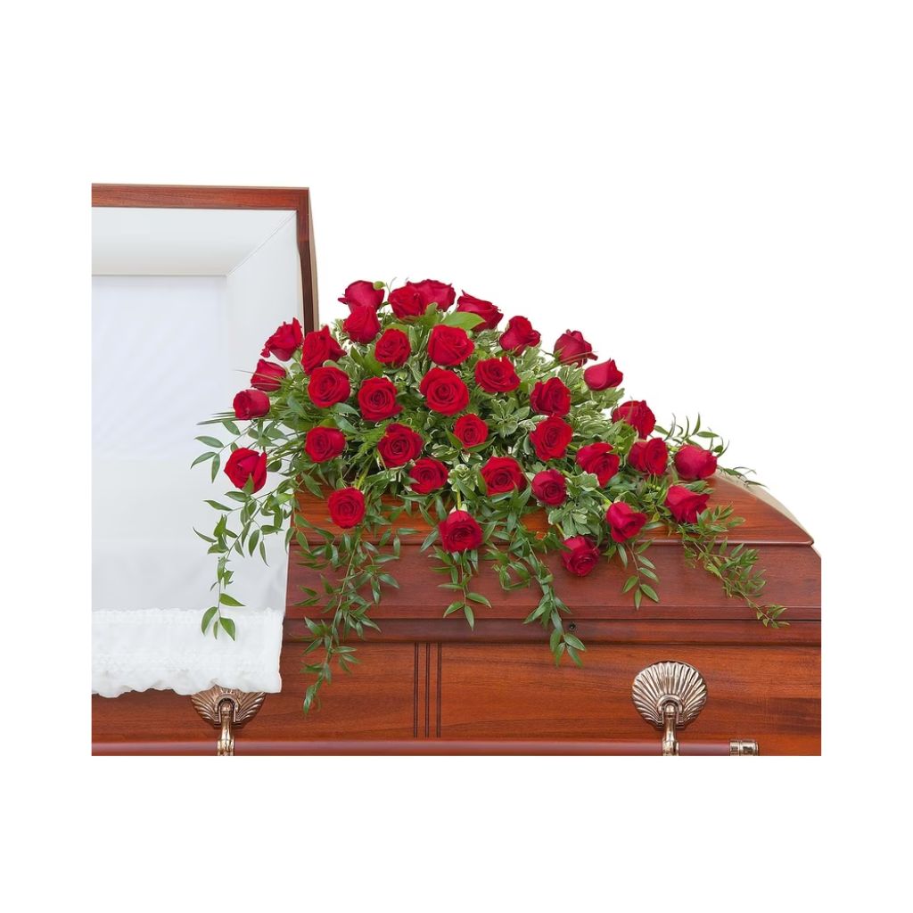 Simply Roses Deluxe Casket Spray