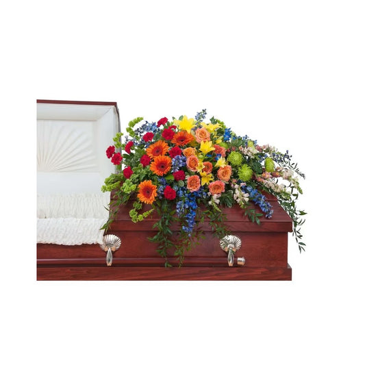 Treasured Celebration Casket Spray